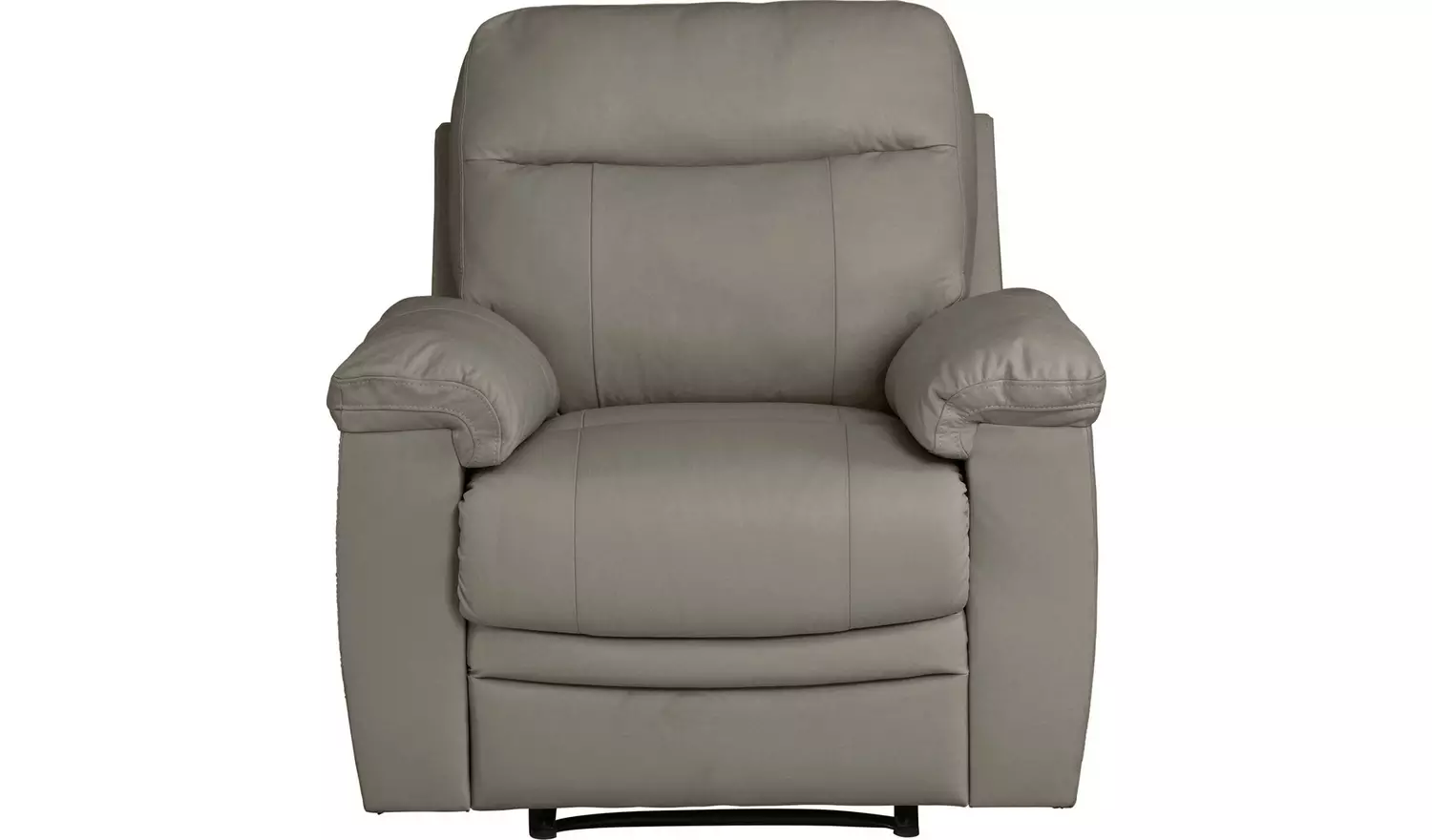 Argos Home Paolo Chair & 3 Seater Manual Recliner Sofa -Grey