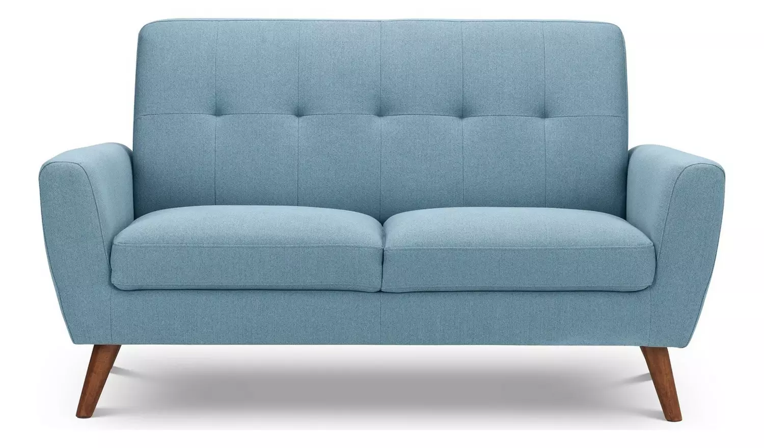 Julian Bowen Monza Fabric 2 Seater Sofa - Blue