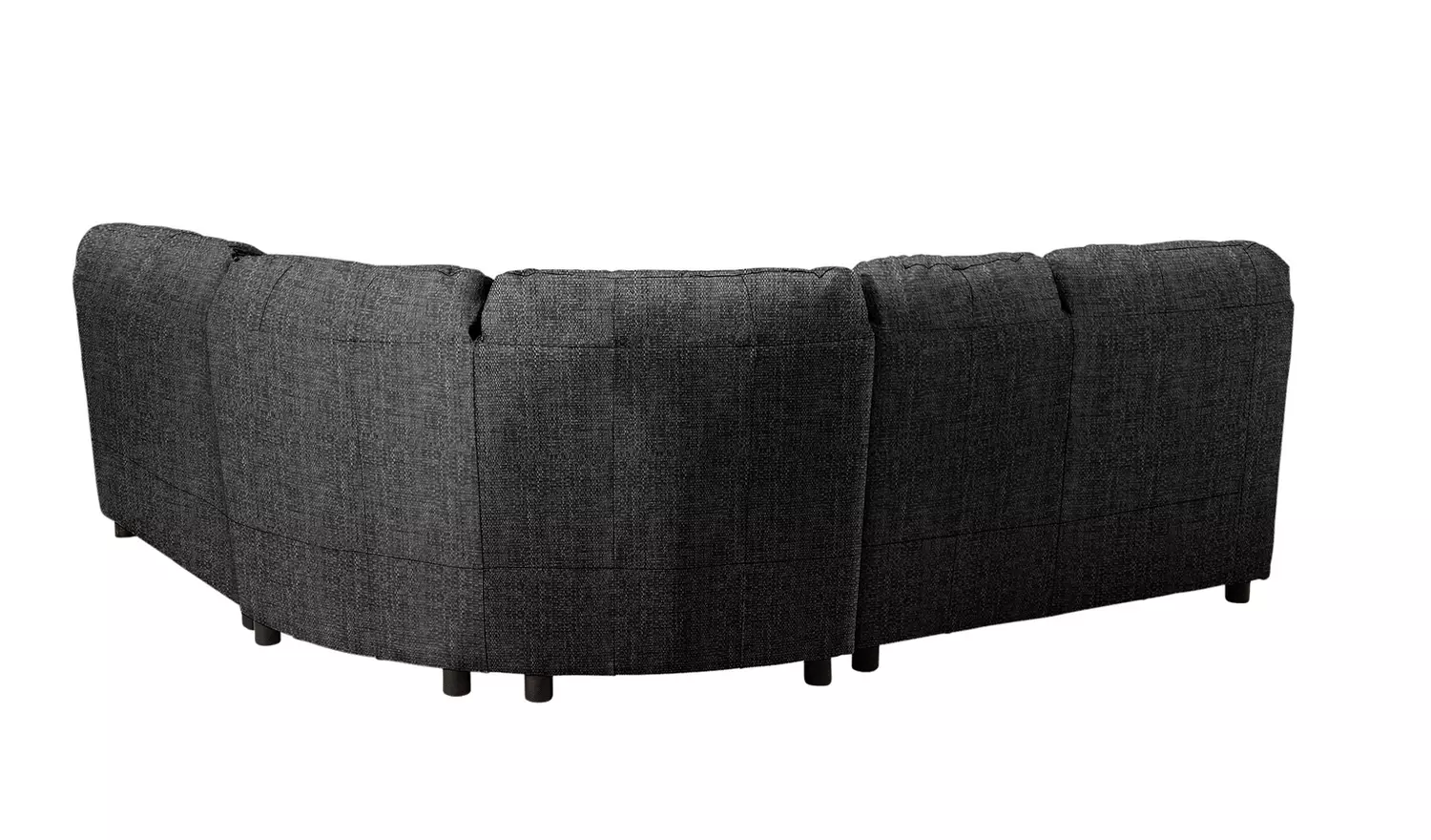 Argos Home Milano Fabric Corner Sofa - Charcoal