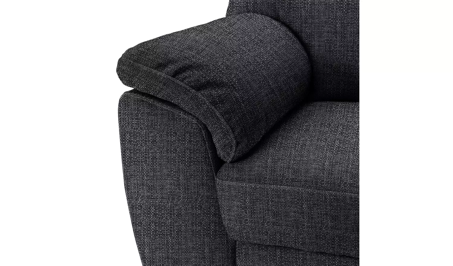 Argos Home Milano Fabric Corner Sofa - Charcoal