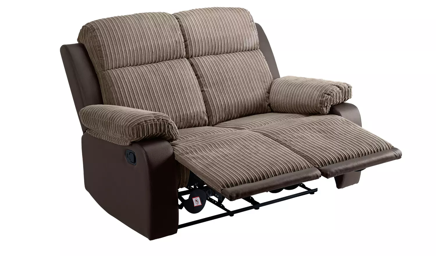 Argos Home Bradley Fabric 2 Seater Recliner Sofa - Natural