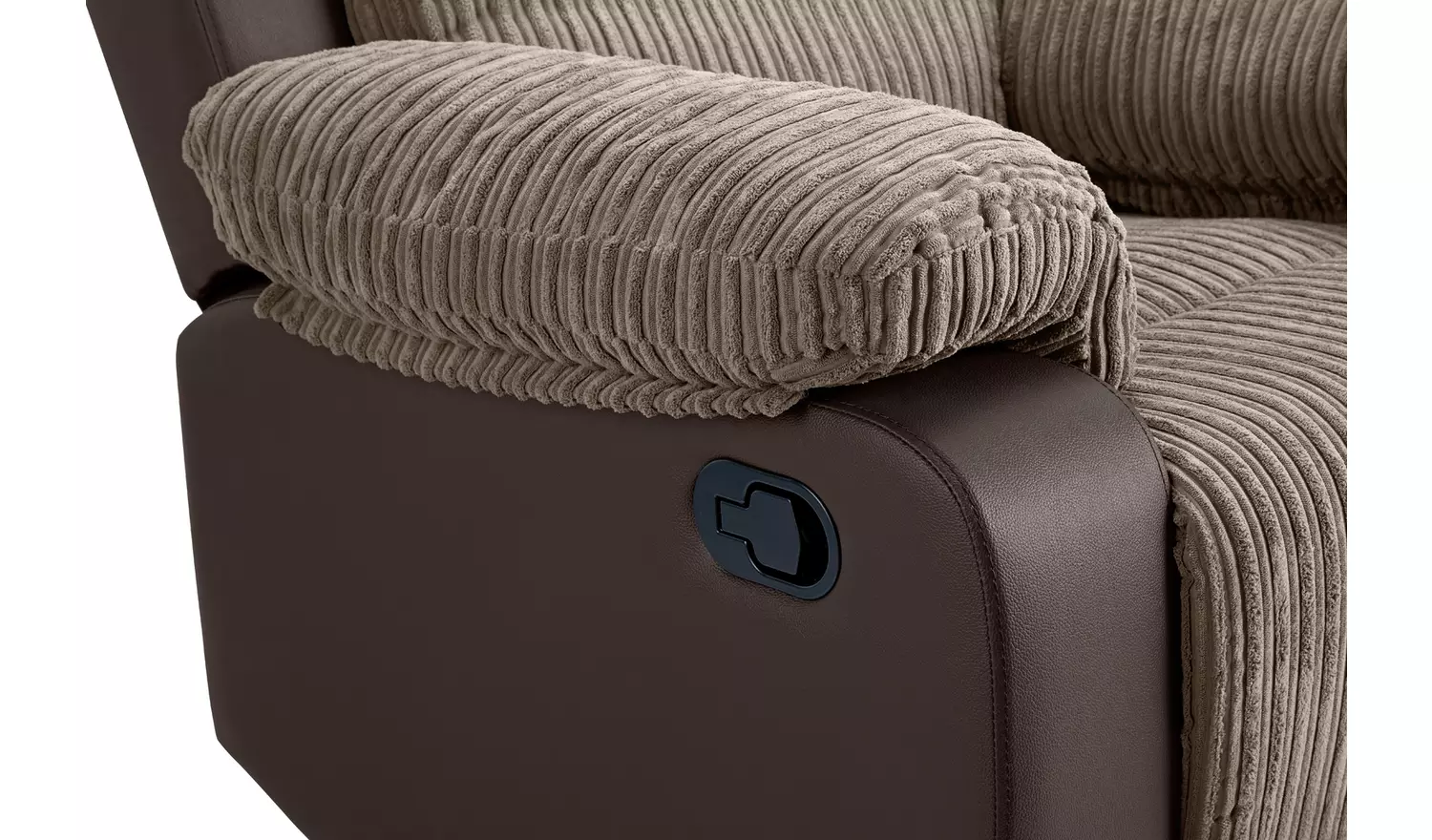 Argos Home Bradley Fabric 2 Seater Recliner Sofa - Natural