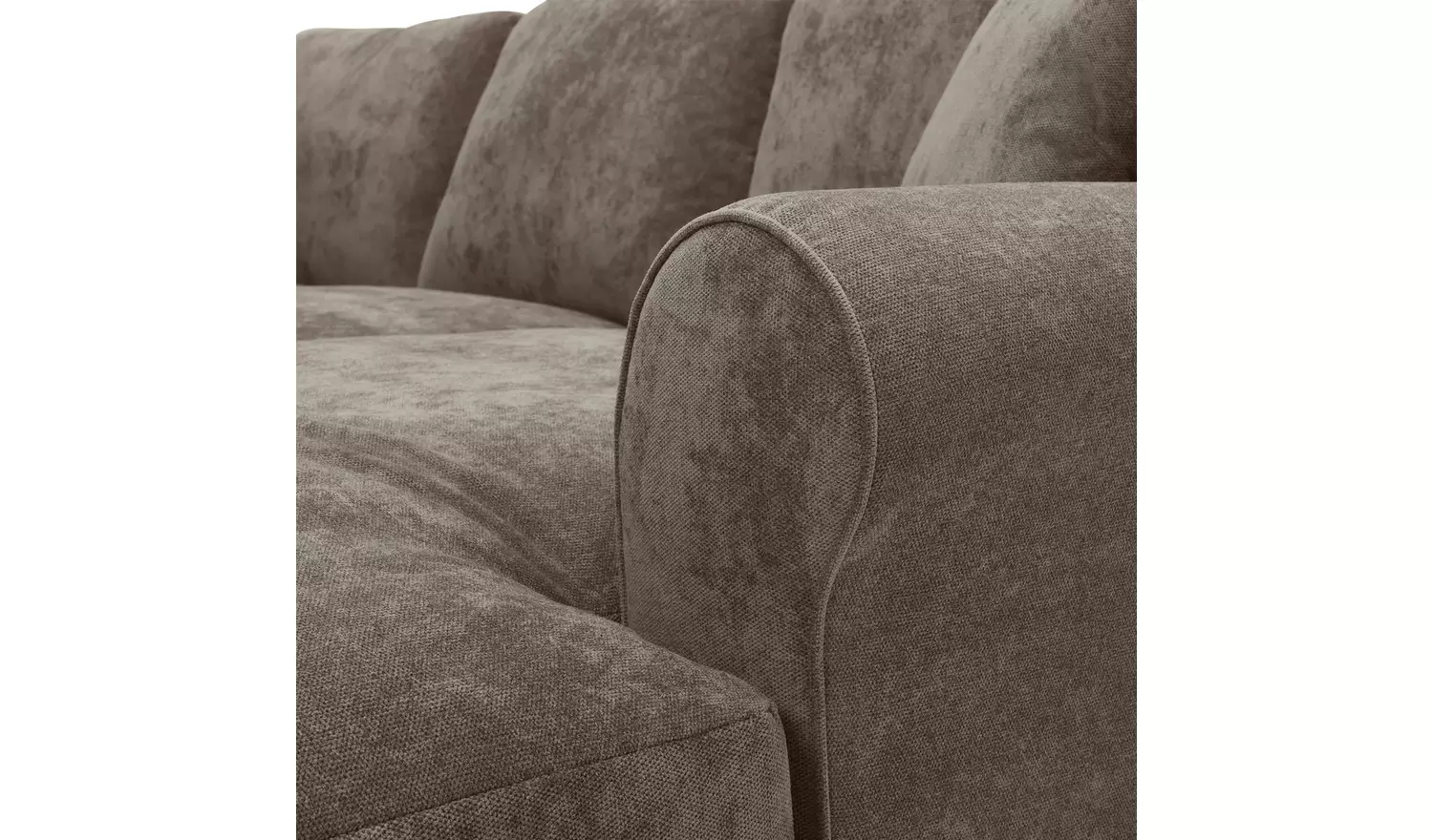 Argos Home Taylor Fabric Right Corner Chaise Sofa - Mink