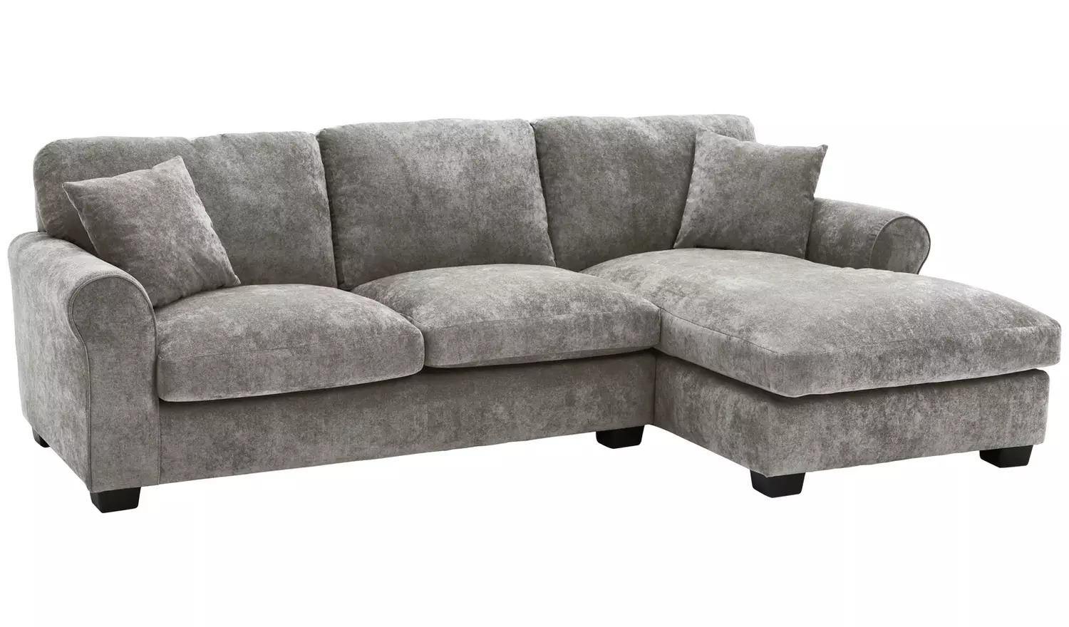Argos Home Taylor Fabric Right Hand Corner Sofa - Grey