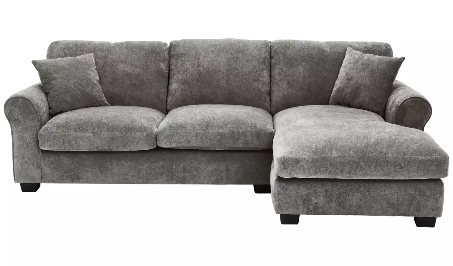 Argos Home Taylor Fabric Right Hand Corner Sofa - Grey