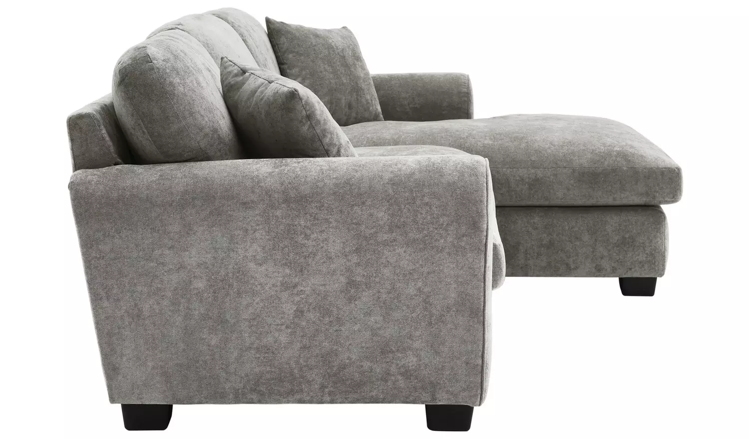Argos Home Taylor Fabric Right Hand Corner Sofa - Grey