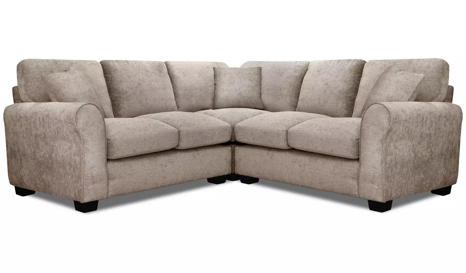 Argos Home Taylor Fabric Corner Sofa - Mink