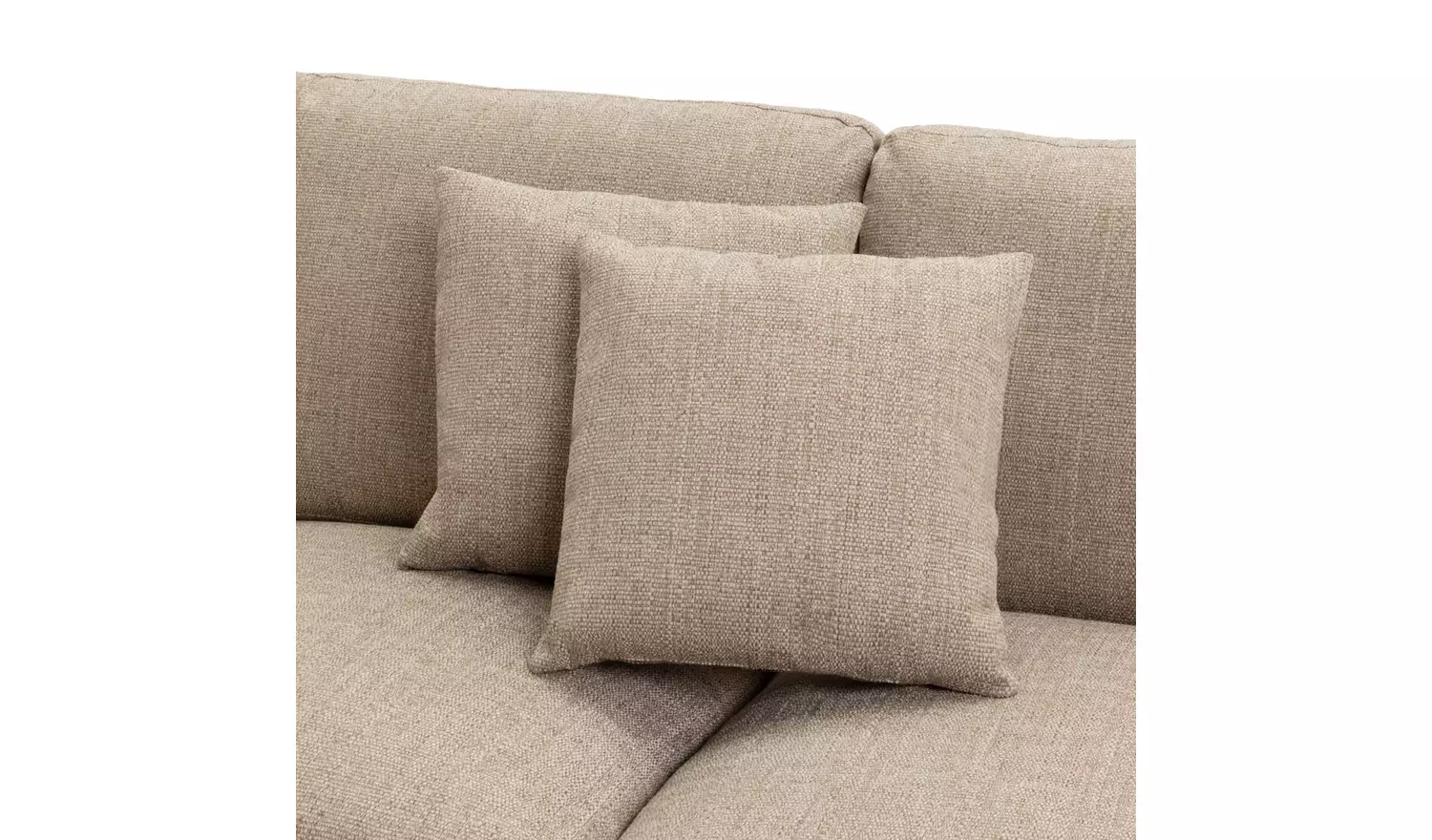 Argos Home Lisbon Fabric Left Hand Corner Chaise Sofa- Stone