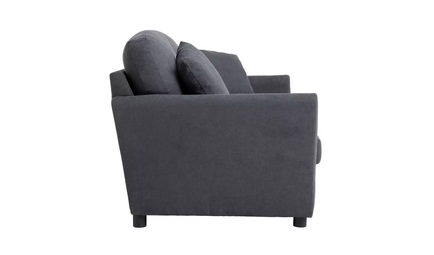 Argos Home Aleeza Fabric 2 Seater Sofa - Charcoal
