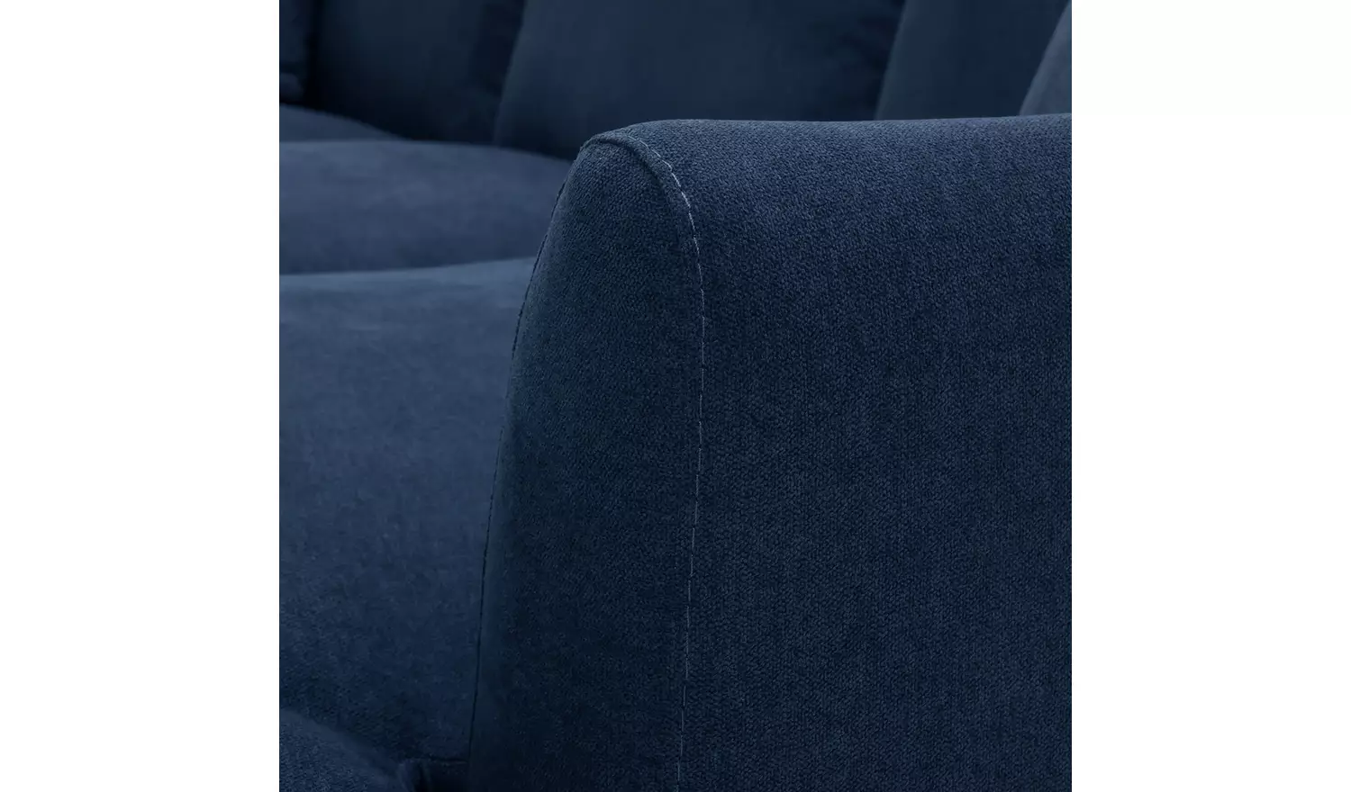 Argos Home Aleeza Fabric Left Hand Corner Sofa - Navy