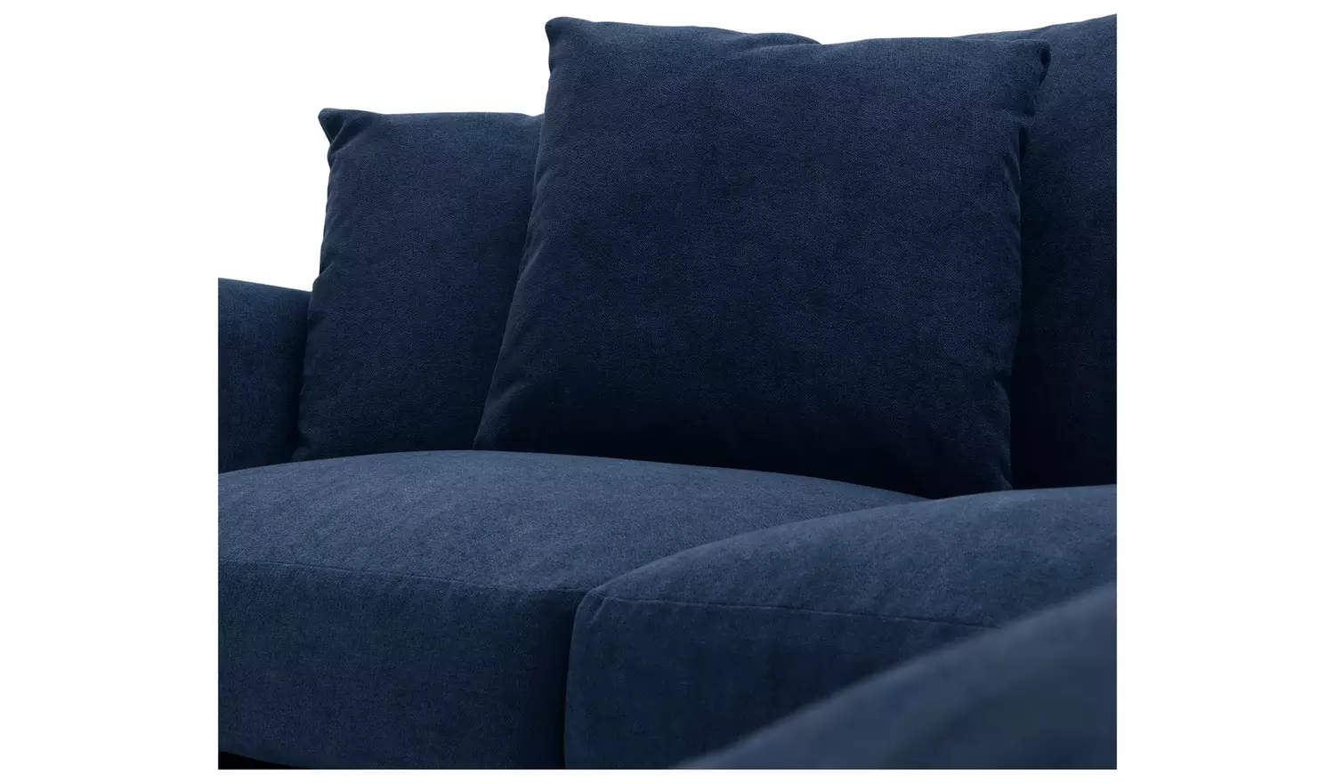 Argos Home Aleeza Fabric Left Hand Corner Sofa - Navy