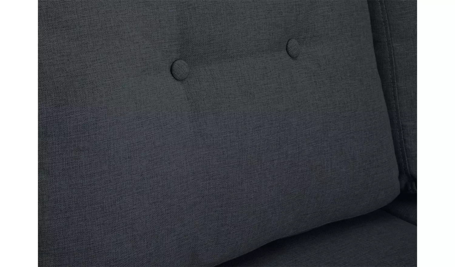 Habitat Joshua Fabric 3 Seater Sofa - Charcoal