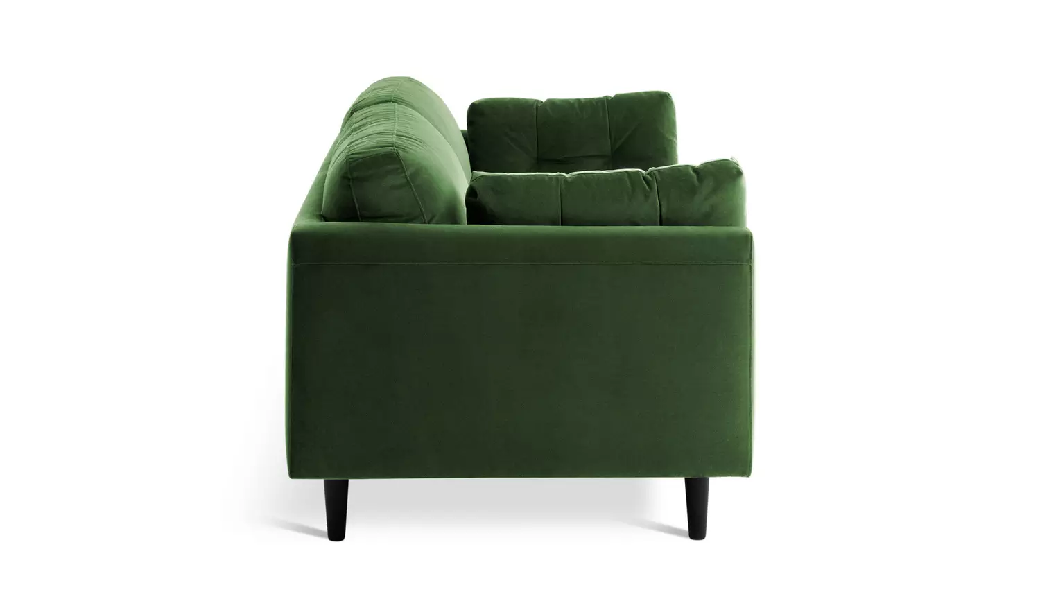 Habitat Kleo Fabric 2 Seater Sofa - Forest Green