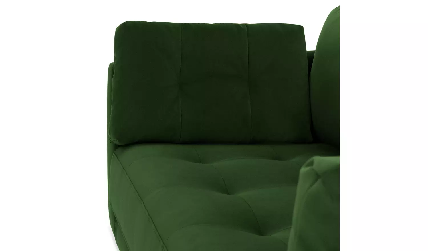 Habitat Kleo Fabric 2 Seater Sofa - Forest Green