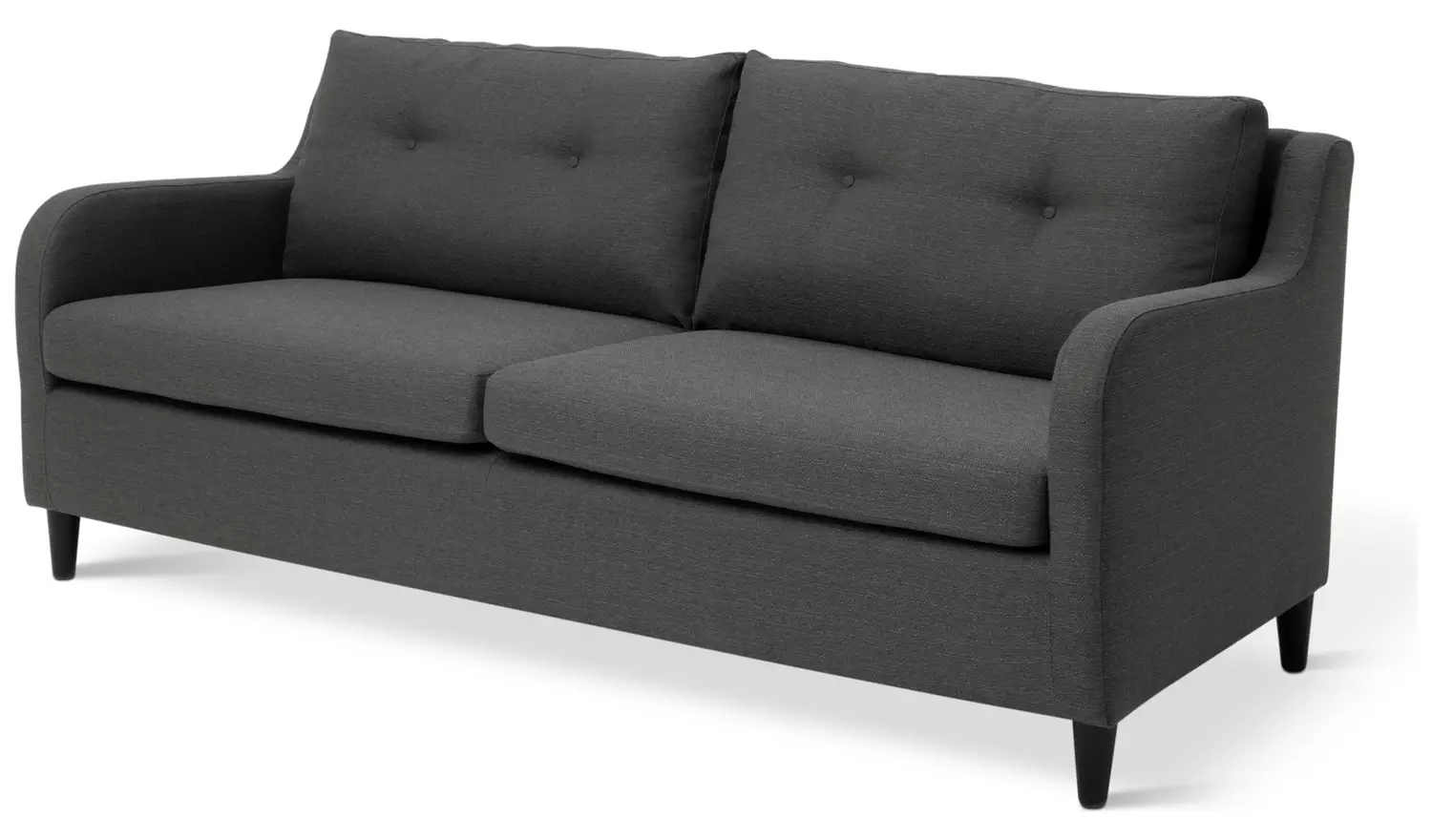 Habitat Dylan Fabric 3 Seater Sofa - Charcoal
