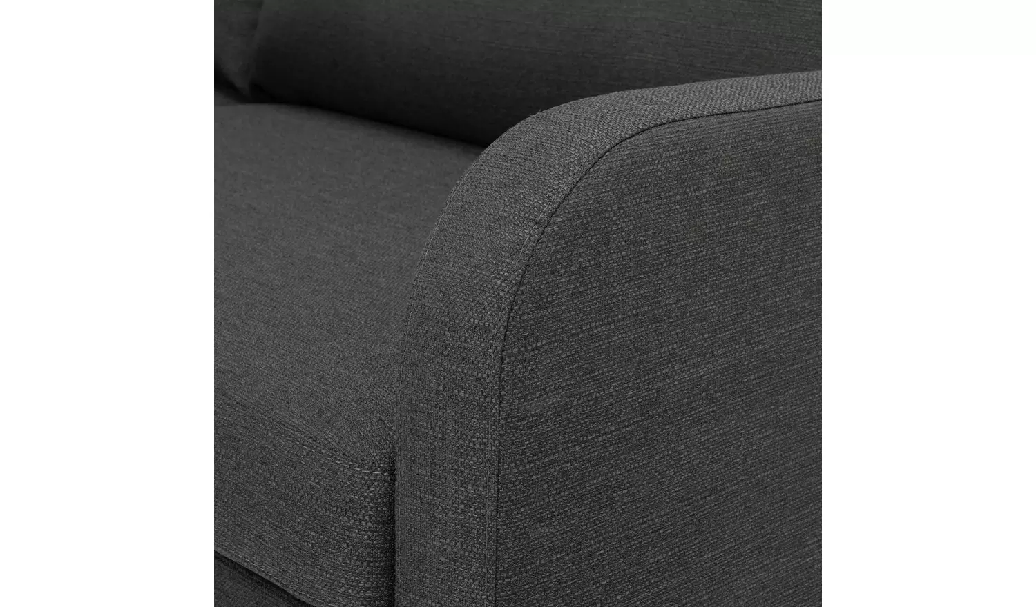 Habitat Dylan Fabric 3 Seater Sofa - Charcoal
