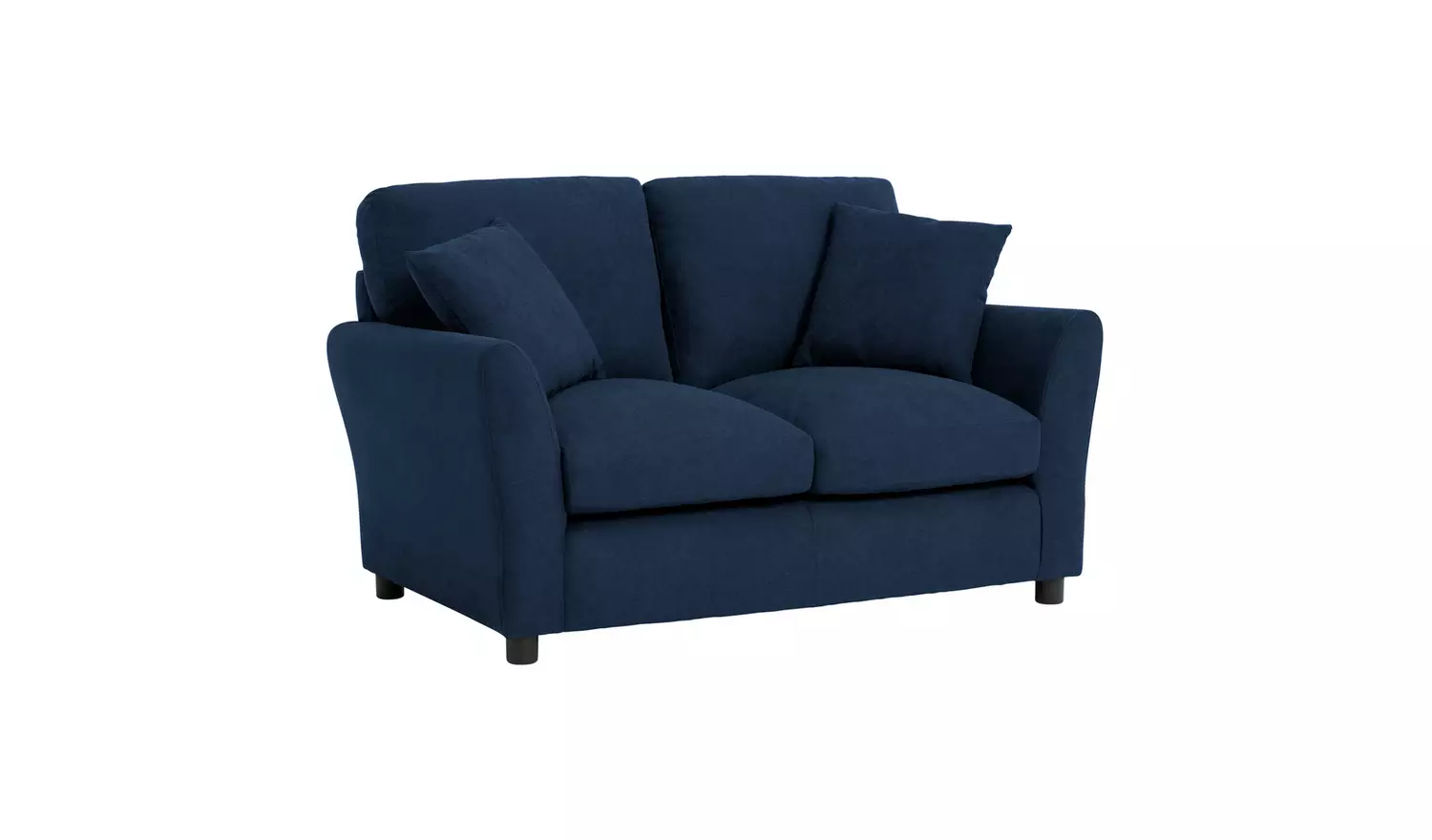 Argos Home Aleeza Fabric 2 Seater Sofa - Navy