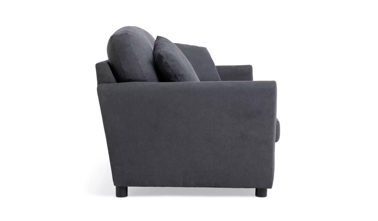 Argos Home Aleeza Fabric 3 Seater Sofa - Charcoal
