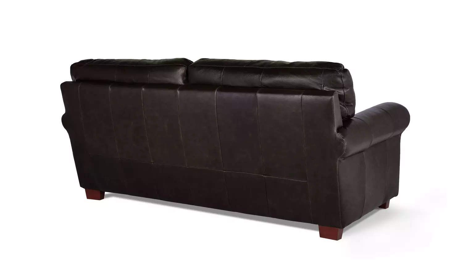 Argos Home Salisbury Leather 3 Seater Sofa - Chocolate