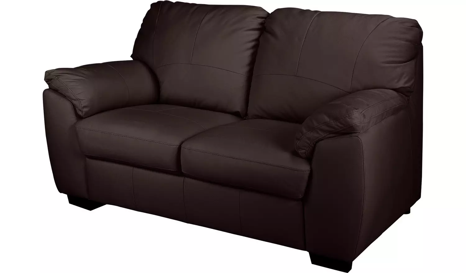 Argos Home Milano Leather 2 Seater Sofa - Chocolate