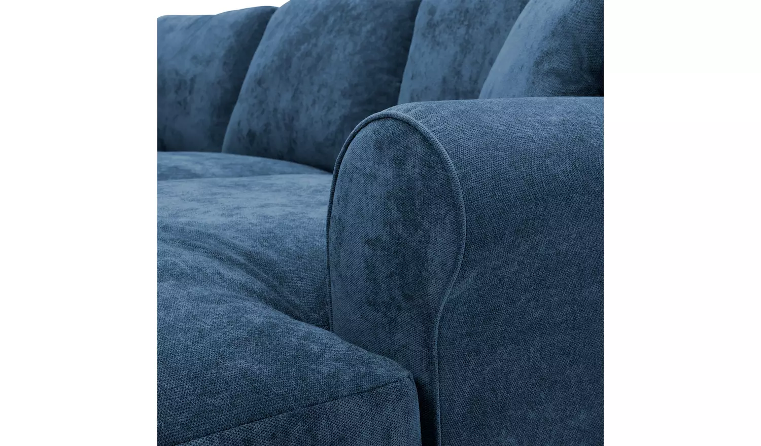 Argos Home Taylor Fabric Left Hand Corner Sofa - Blue