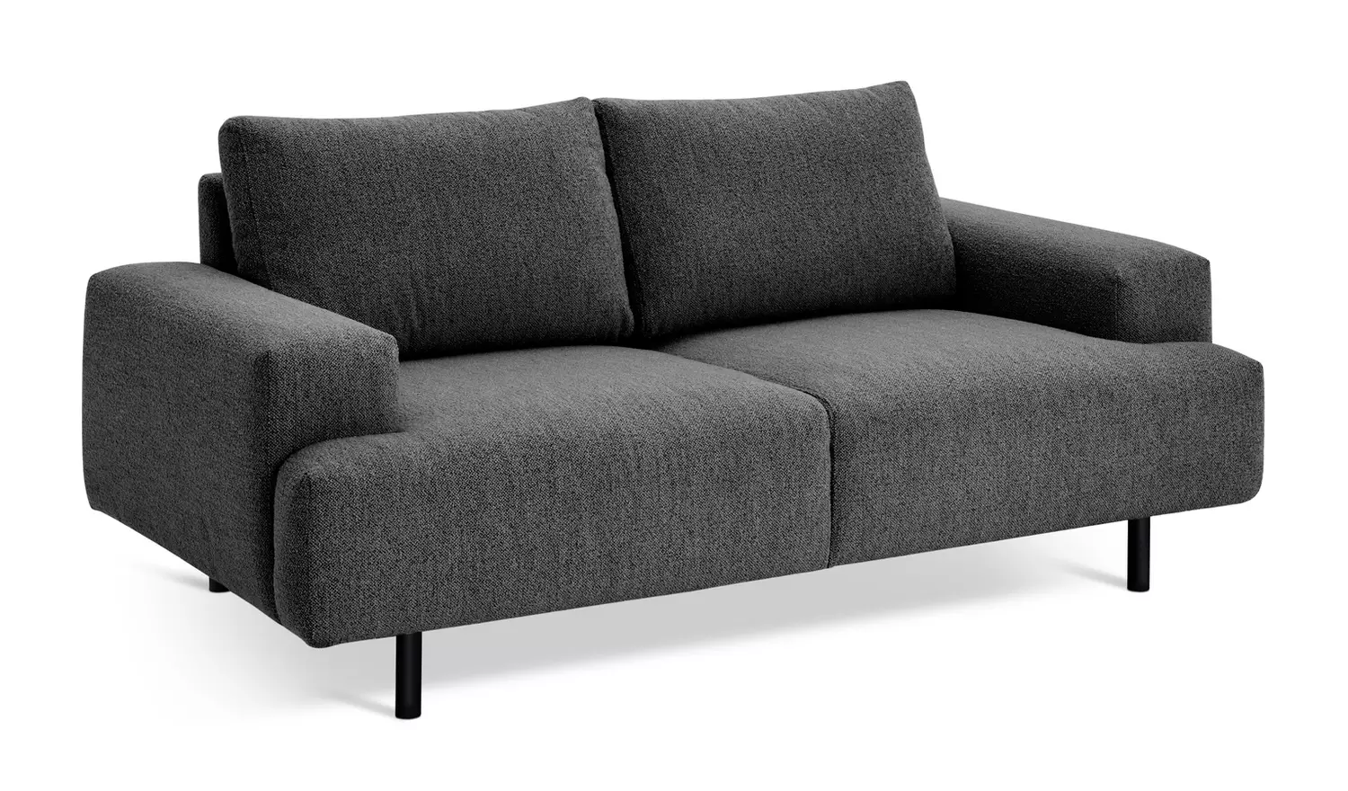 Habitat Julien Fabric 2 Seater Sofa - Charcoal