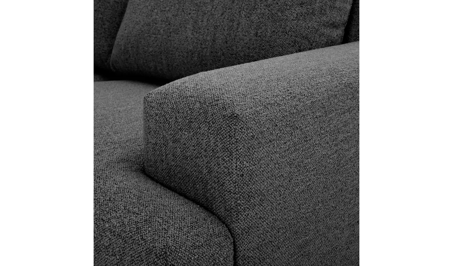 Habitat Julien Fabric 2 Seater Sofa - Charcoal