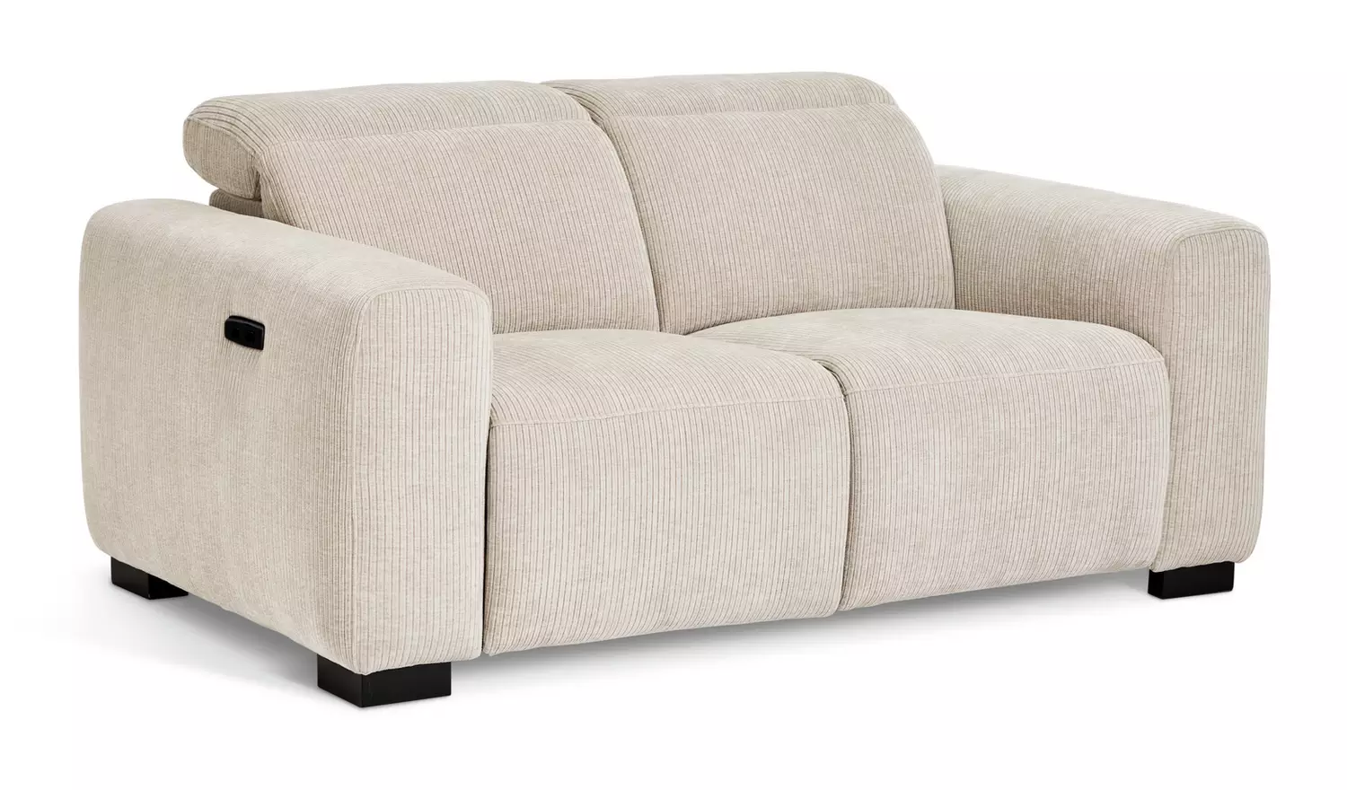 Habitat Reggie Fabric 3 Seater Recliner Sofa - Beige
