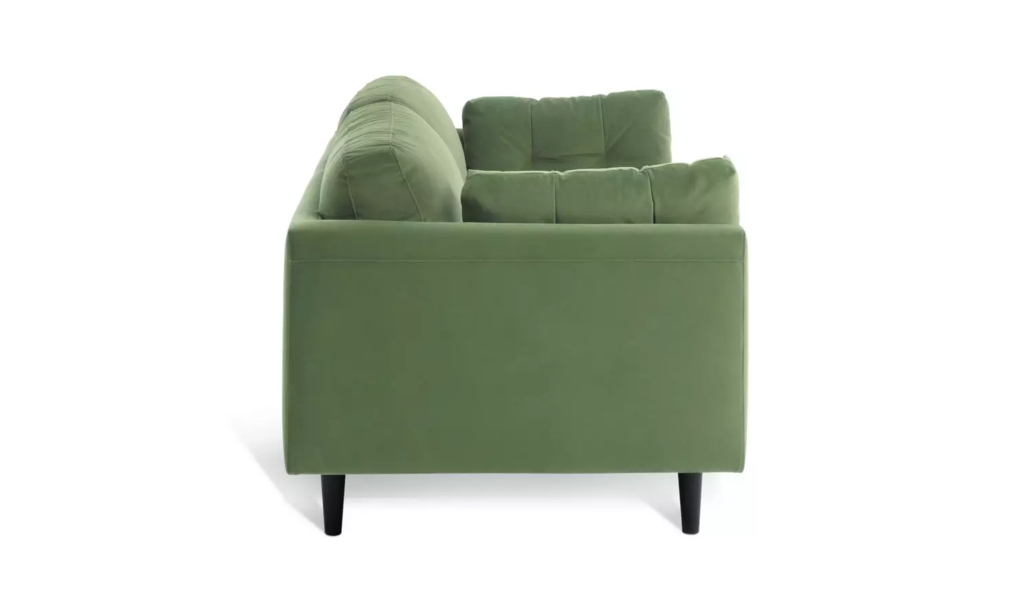 Habitat Kleo Fabric 3 Seater Sofa - Forest Green