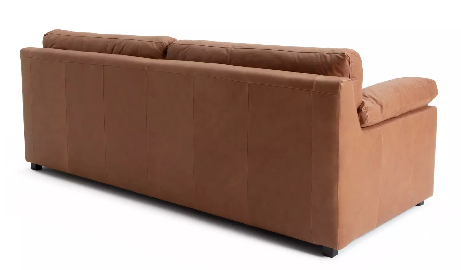 Habitat Florence Leather 4 Seater Sofa - Tan