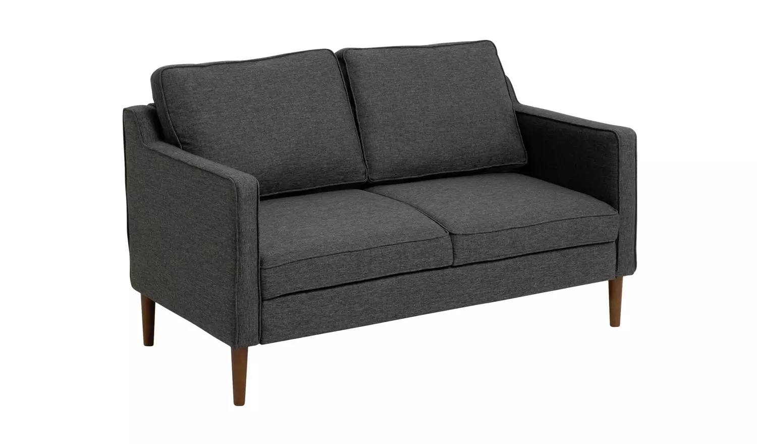 Argos Home Knox Fabric 2 Seater Sofa - Charcoal