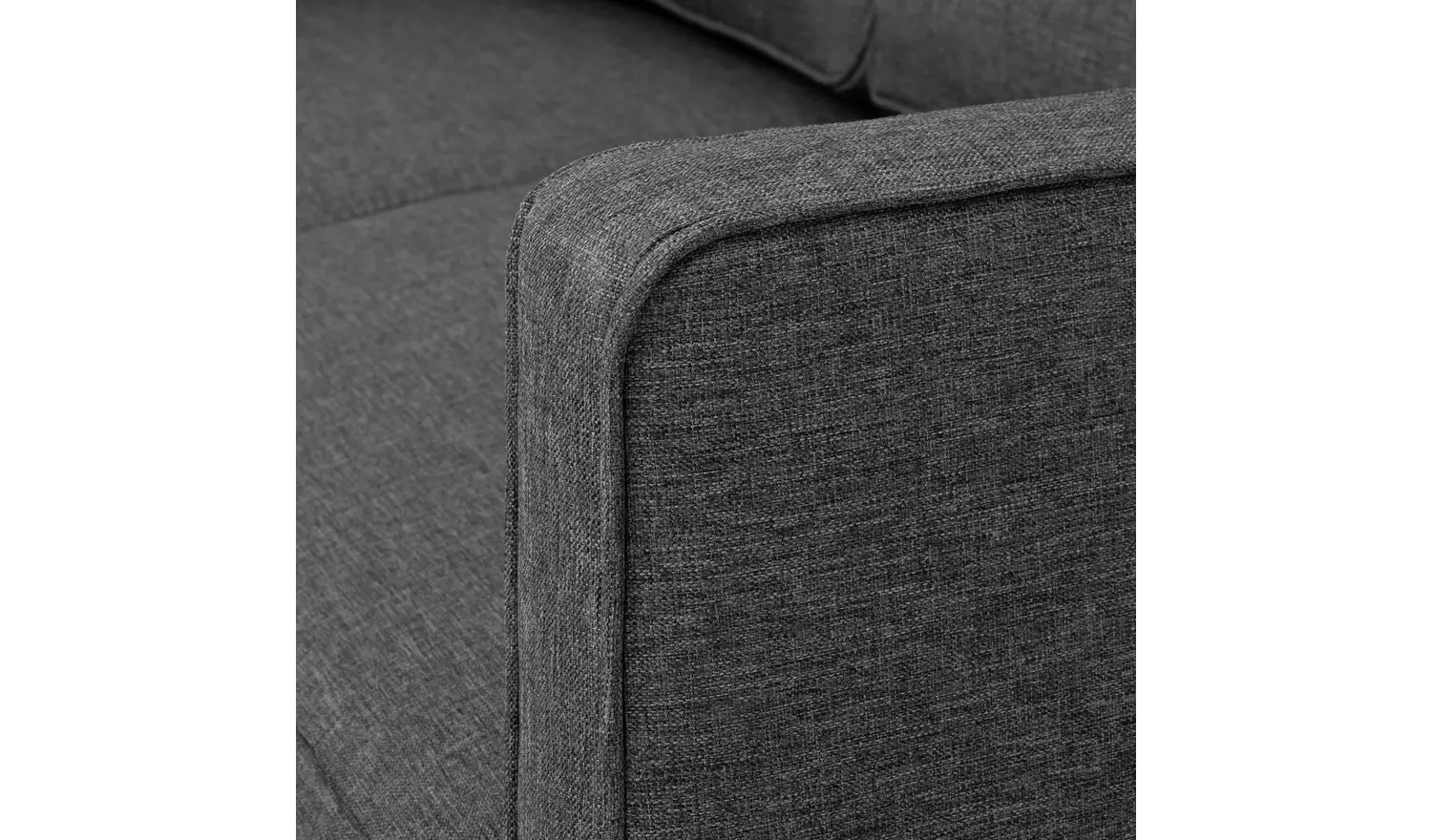 Argos Home Knox Fabric 2 Seater Sofa - Charcoal