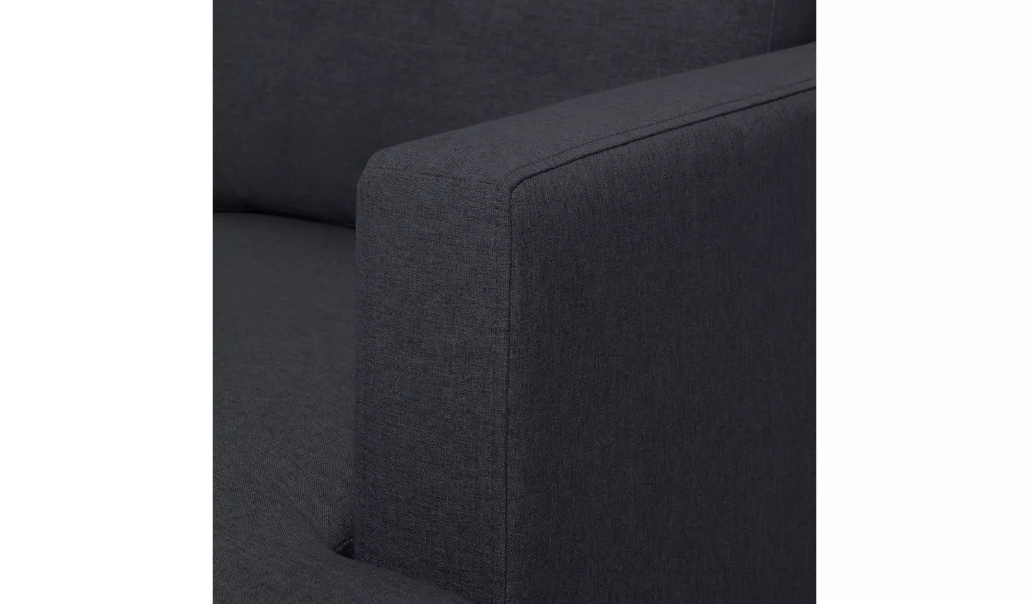 Habitat Joshua Fabric Reversible Chaise Corner Sofa-Charcoal