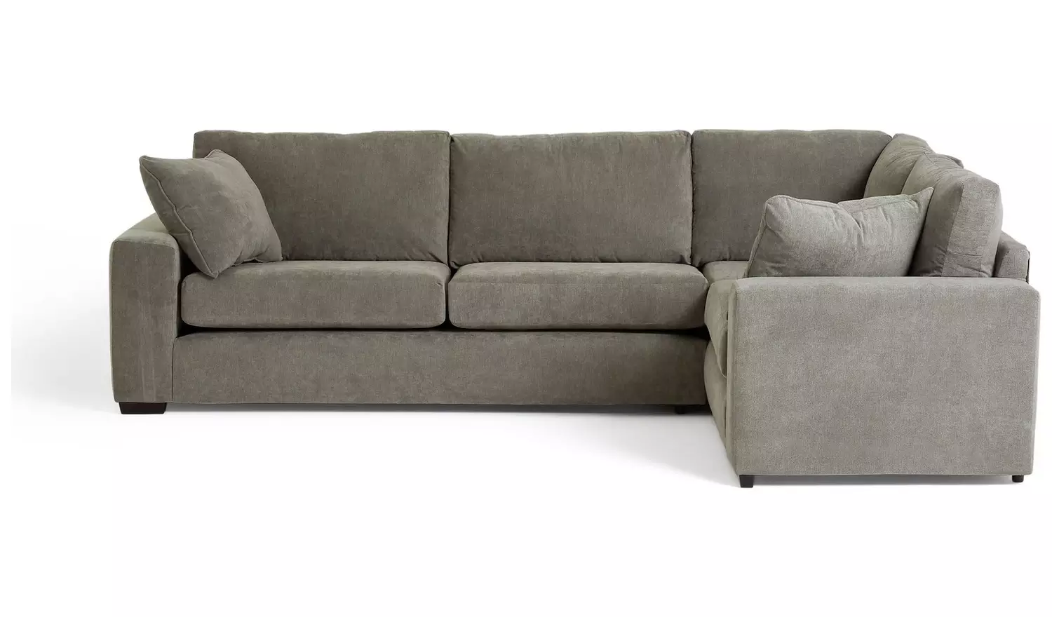 Habitat Elmdon Fabric Right Hand Corner Sofa - Grey