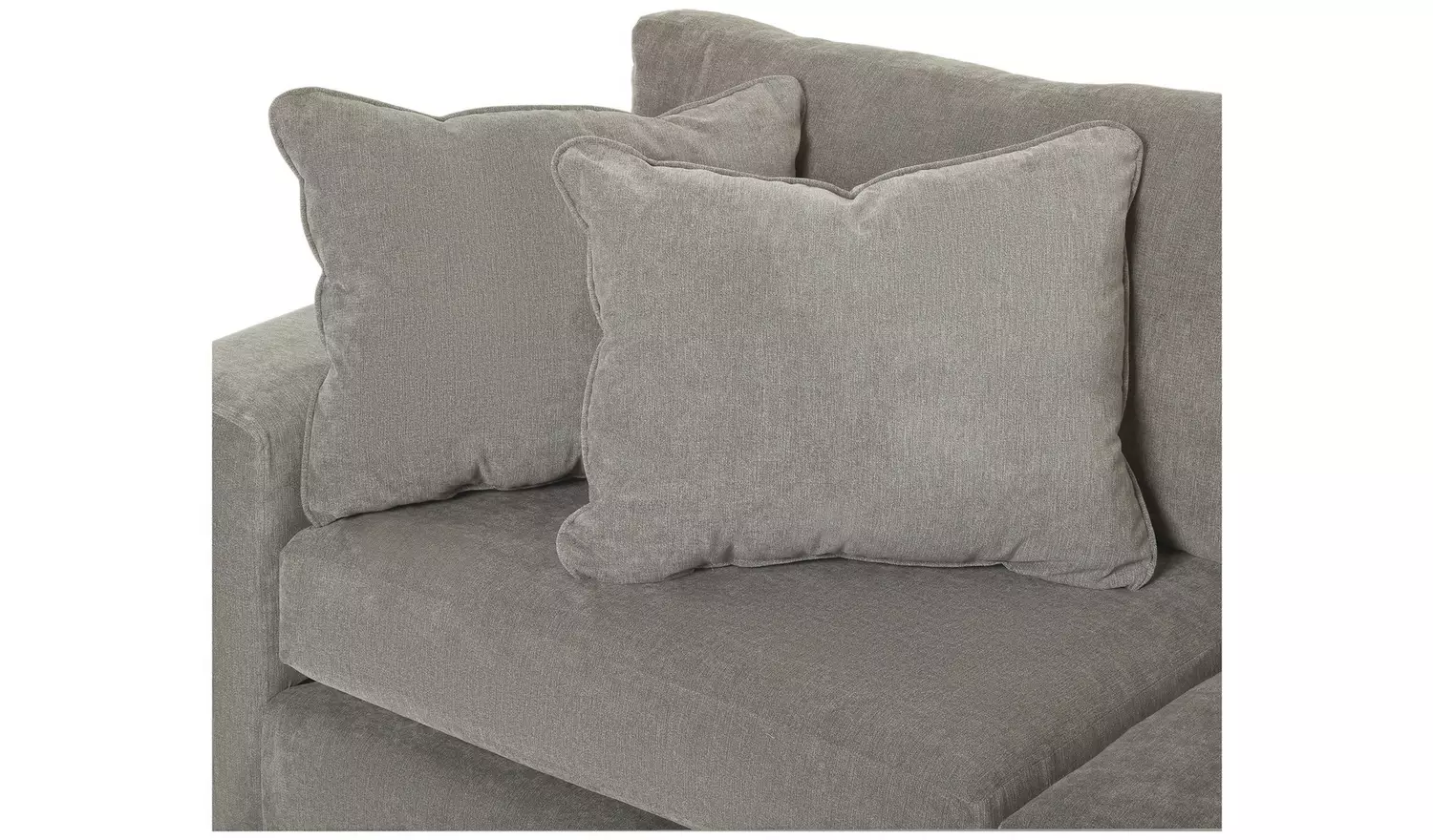 Habitat Elmdon Fabric Right Hand Corner Sofa - Grey