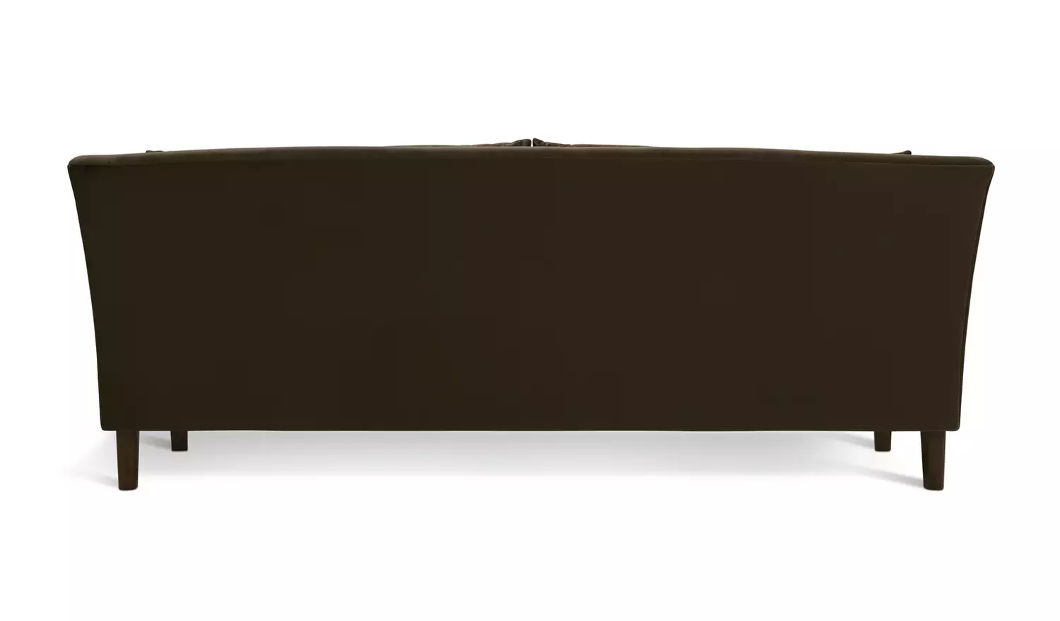 Habitat Hawley Velvet 3 Seater Sofa - Brown