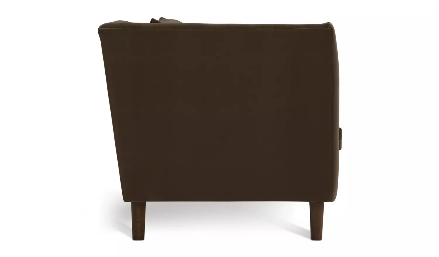 Habitat Hawley Velvet 3 Seater Sofa - Brown