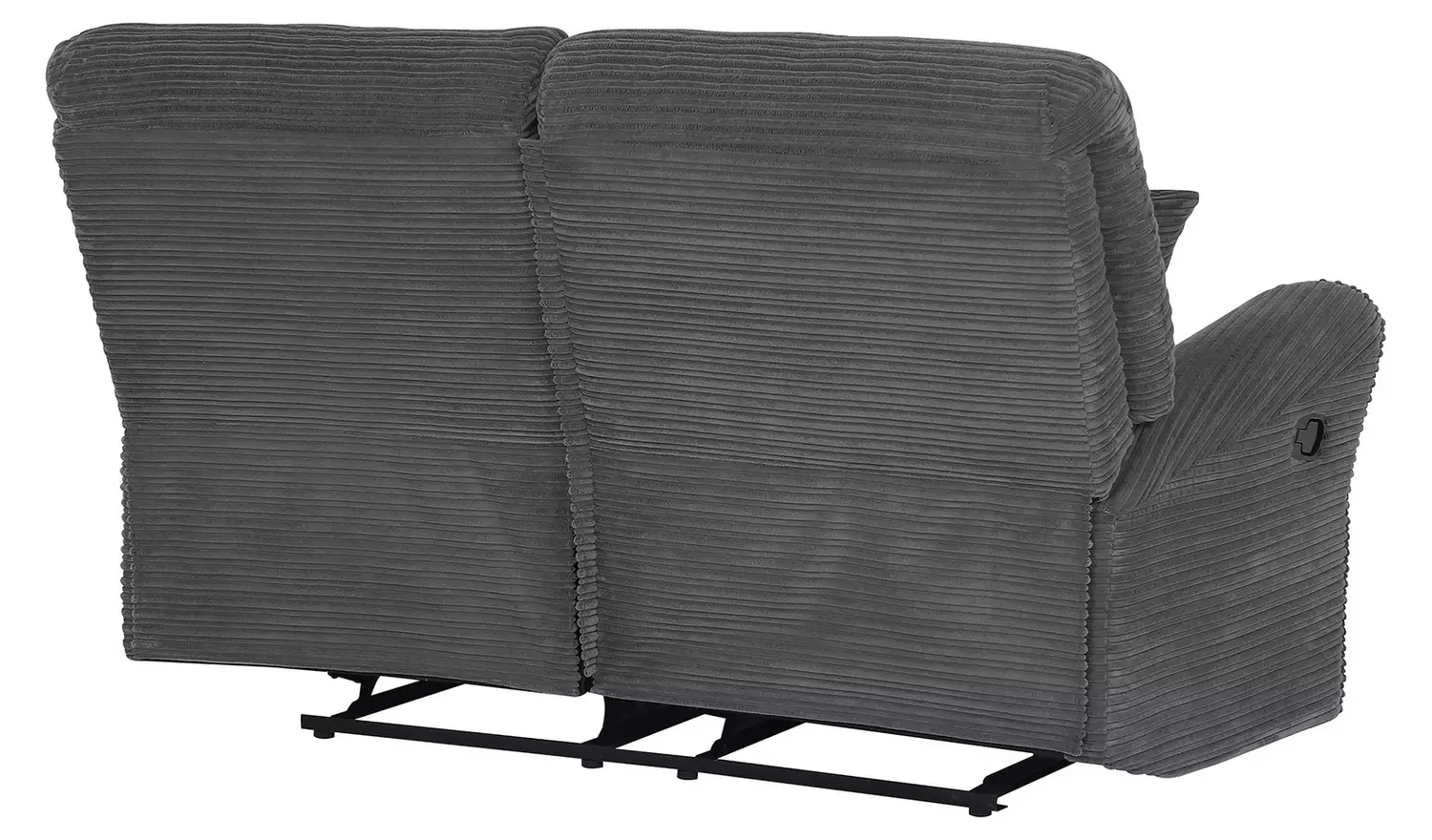 Argos Home Harry Fabric 2 Seater Recliner Sofa - Light Grey