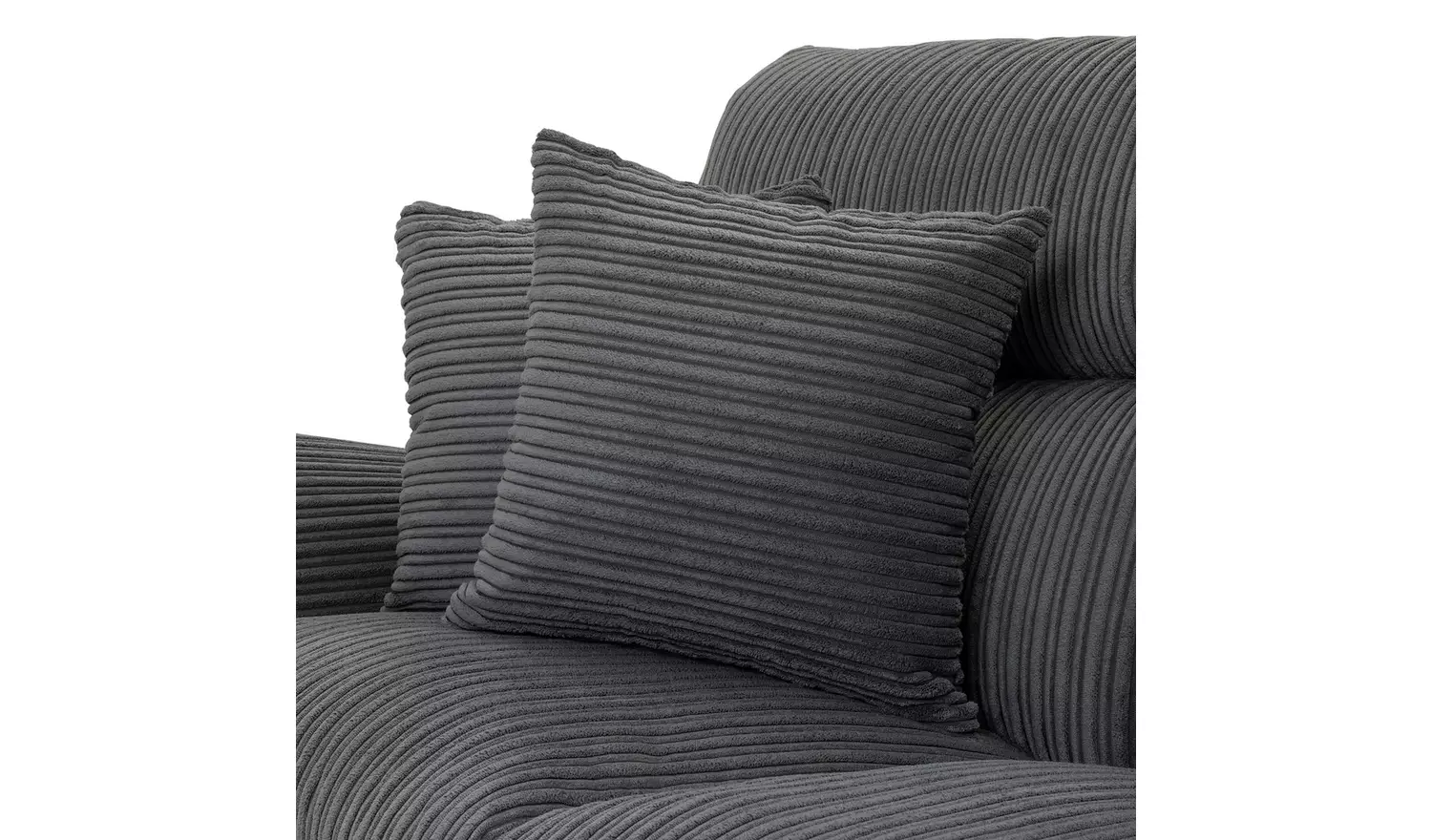 Argos Home Harry Fabric 2 Seater Recliner Sofa - Light Grey