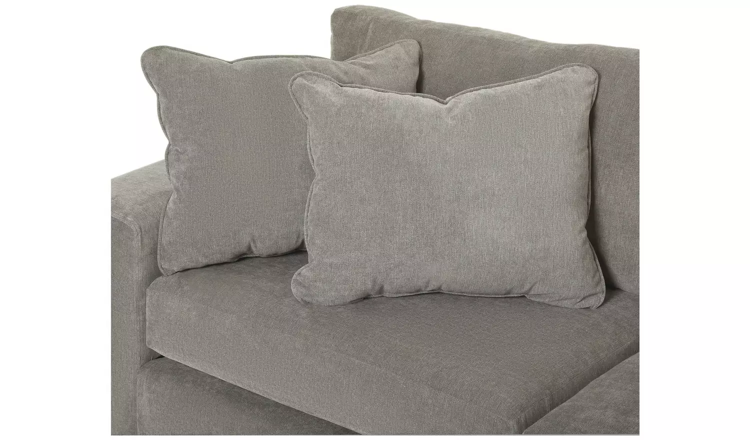 Habitat Elmdon Fabric Left Hand Corner Sofa - Grey
