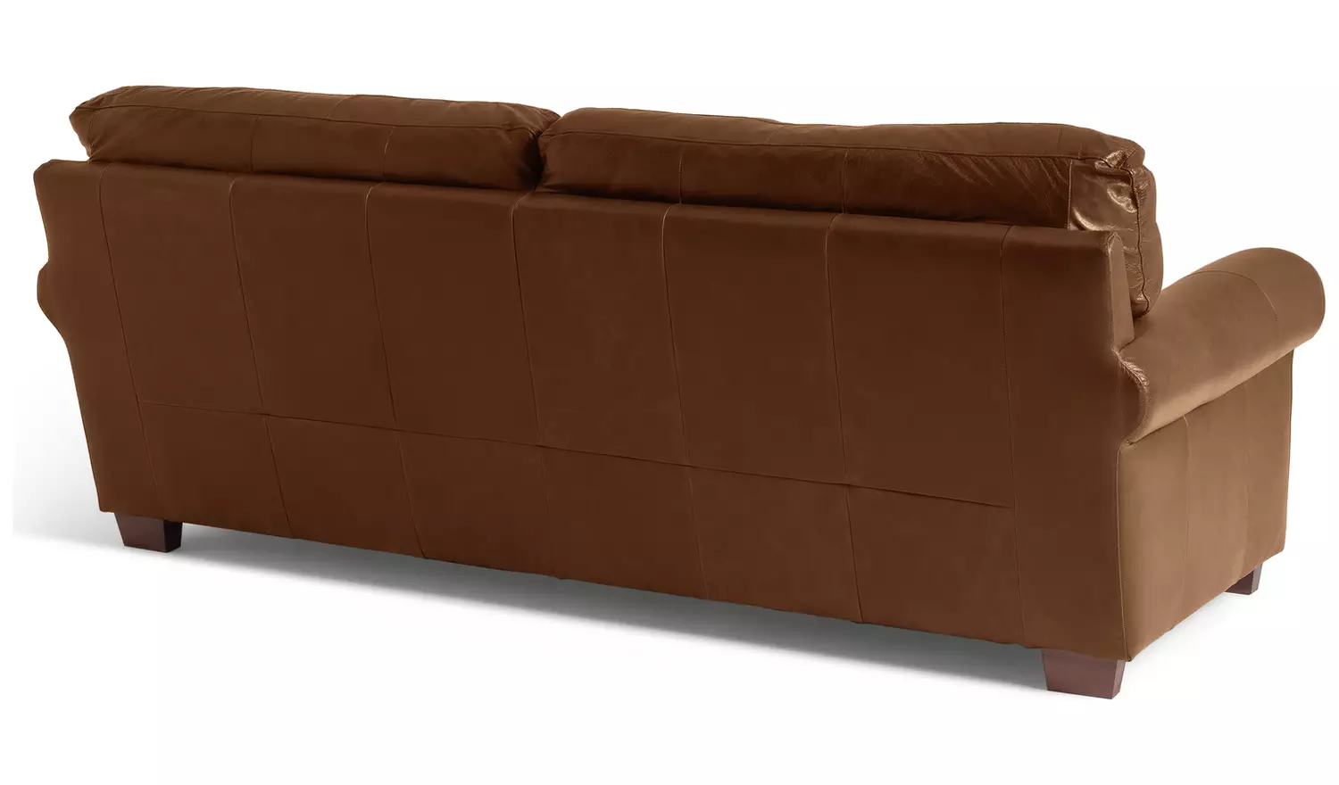 Argos Home Salisbury Leather 4 Seater Sofa - Tan