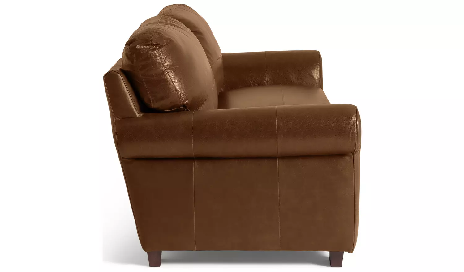 Argos Home Salisbury Leather 4 Seater Sofa - Tan