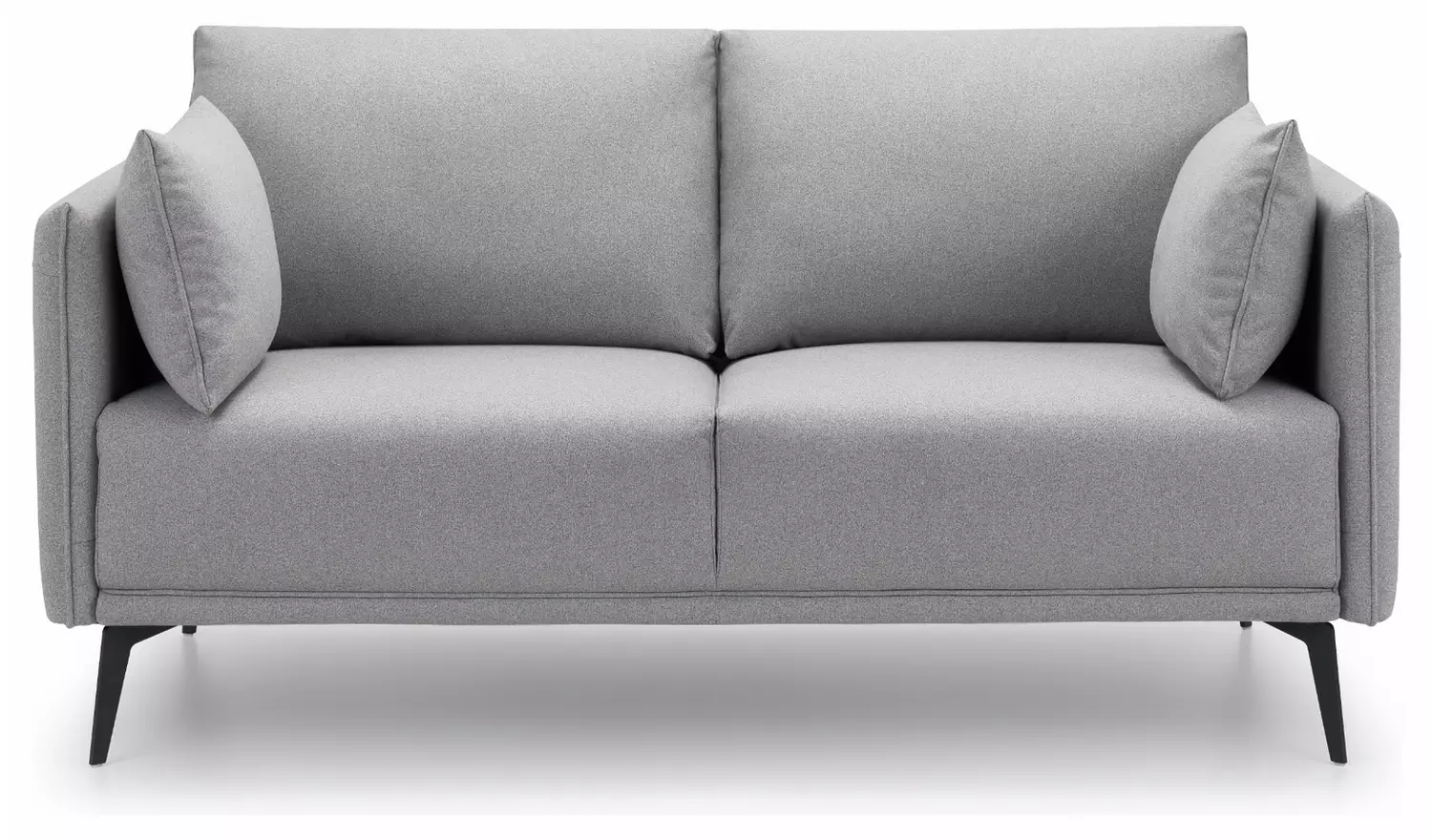 Julian Bowen Rohe Fabric 2 Seater Sofa - Grey