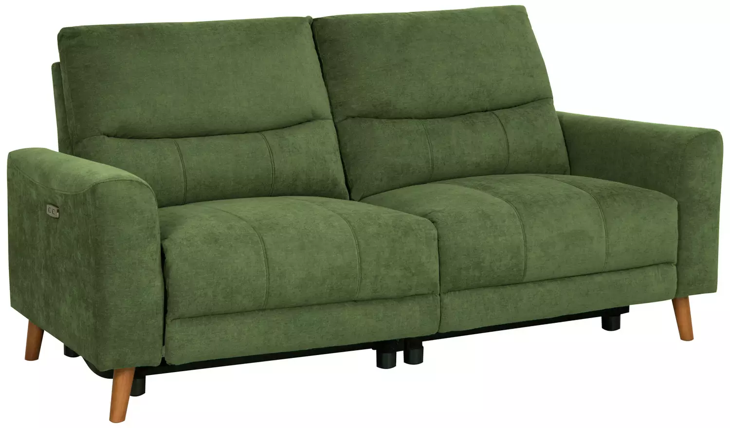 Argos Home Ezra Fabric 3 Seater Recliner Sofa - Green