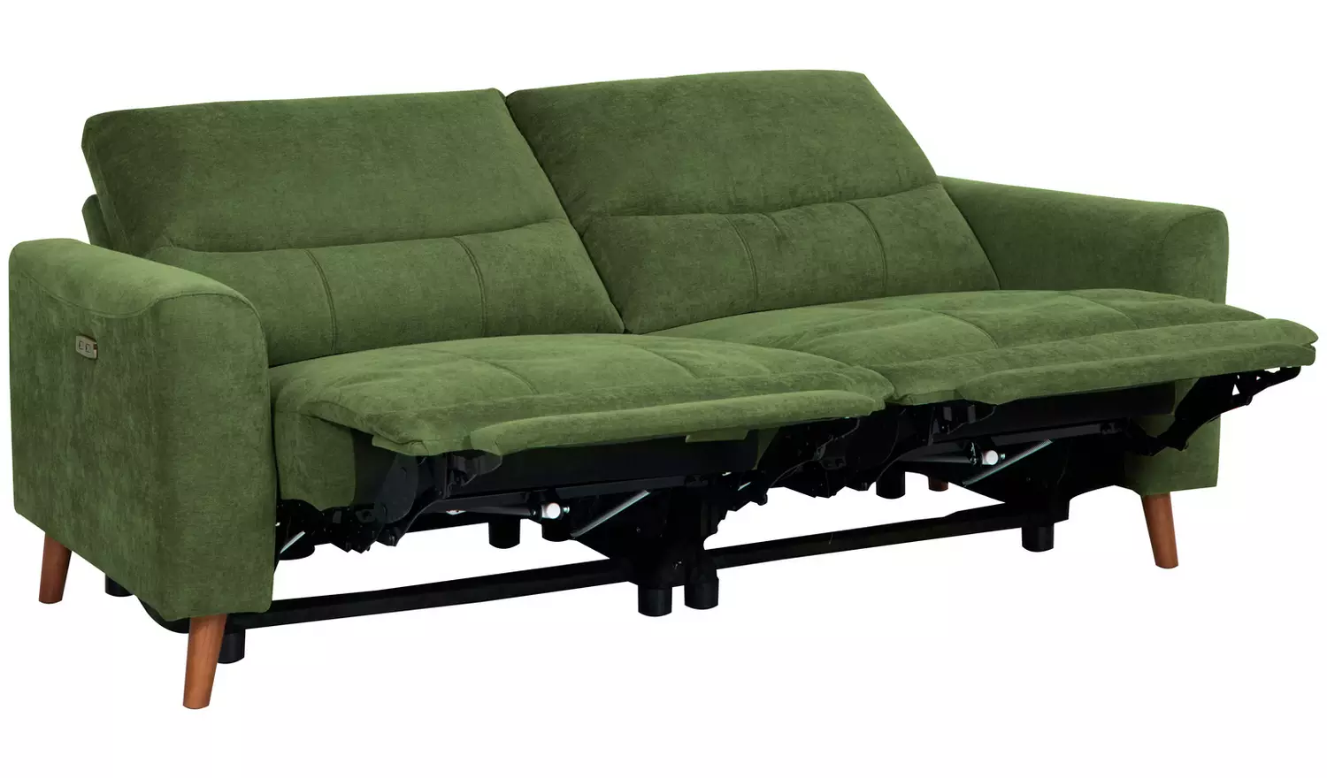 Argos Home Ezra Fabric 3 Seater Recliner Sofa - Green