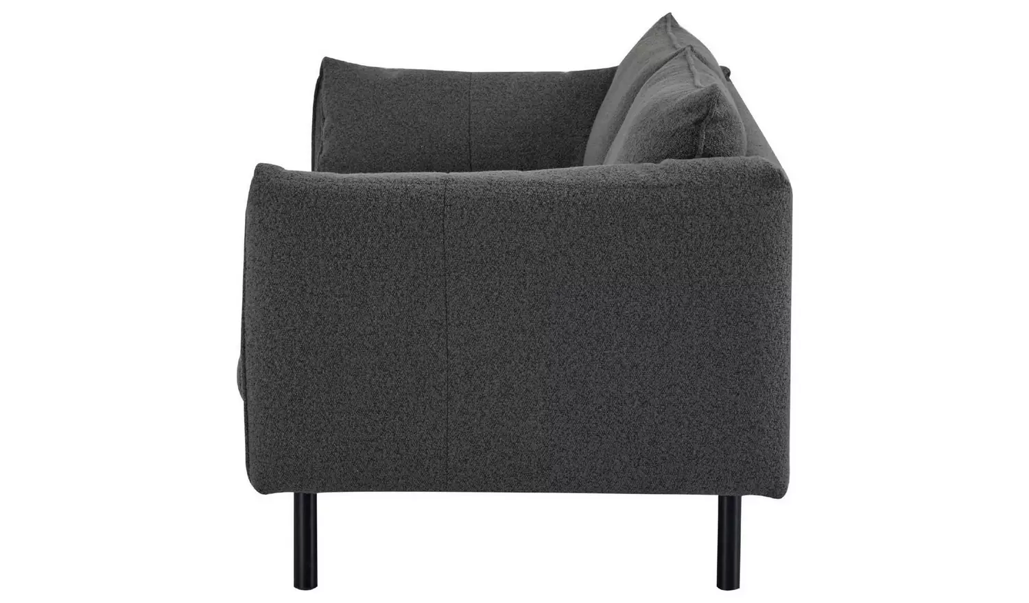 Habitat Betsy Boucle 3 Seater Sofa in a Box - Grey