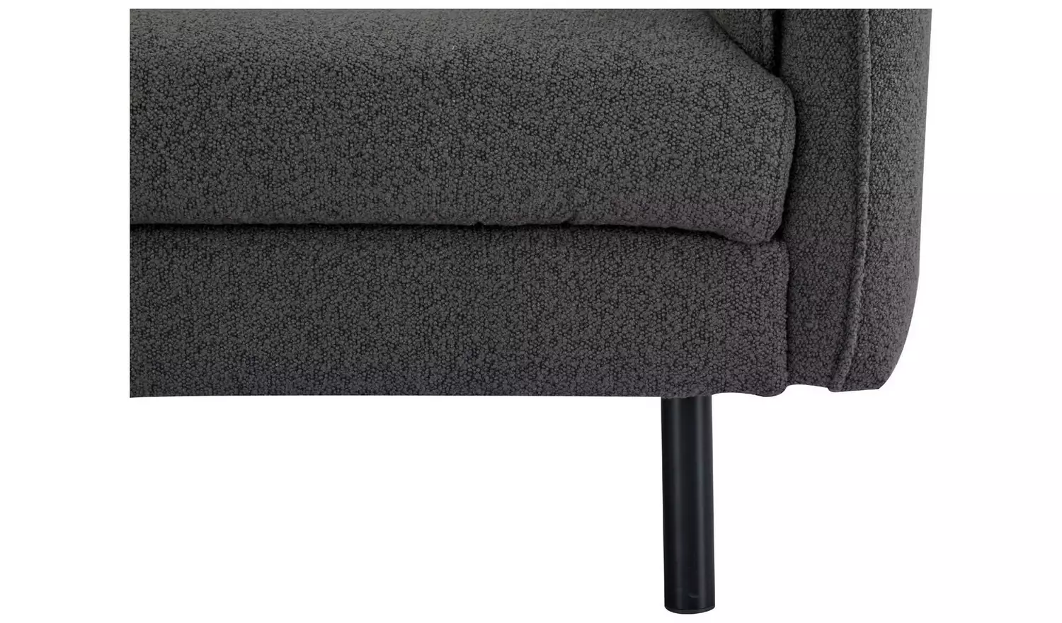 Habitat Betsy Boucle 3 Seater Sofa in a Box - Grey