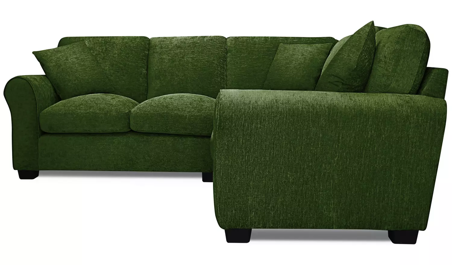 Argos Home Taylor Fabric Corner Sofa - Green
