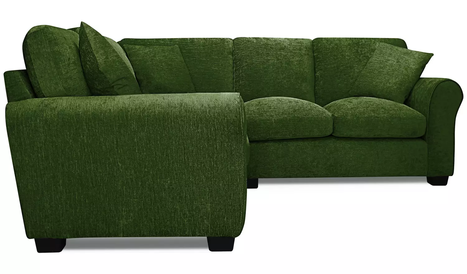 Argos Home Taylor Fabric Corner Sofa - Green