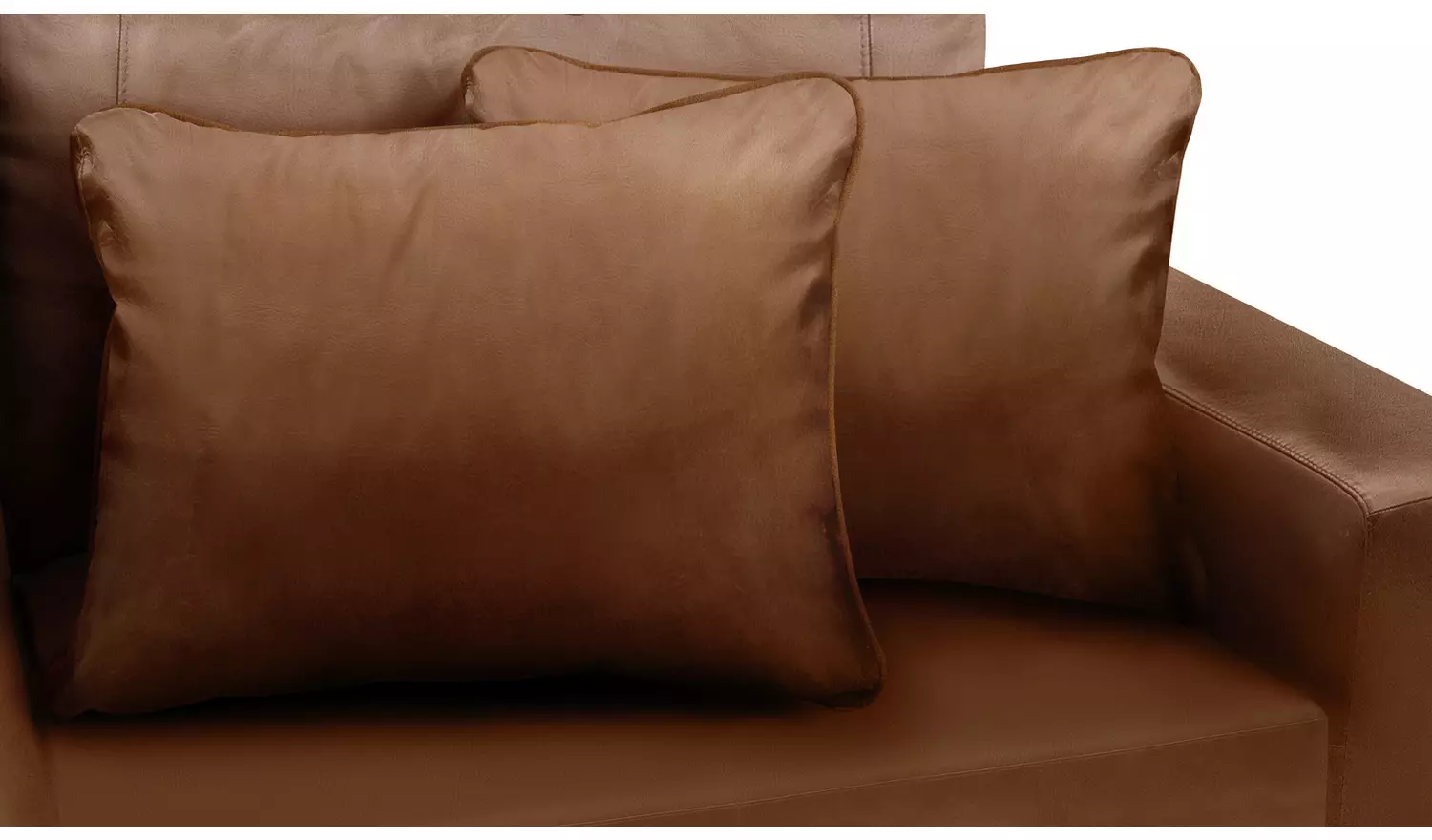 Habitat Eton Leather Left Hand Corner Sofa - Tan